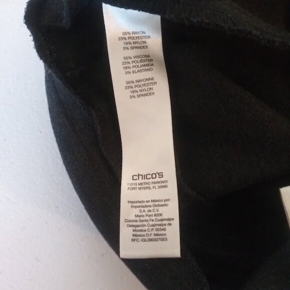 Chico's women's size 0.5 Small (6) black high rise dress pants - Picture 12 of 14